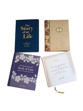 Brides Lot Story of My Life Hardcover Book Collection Wedding Planner Journal
